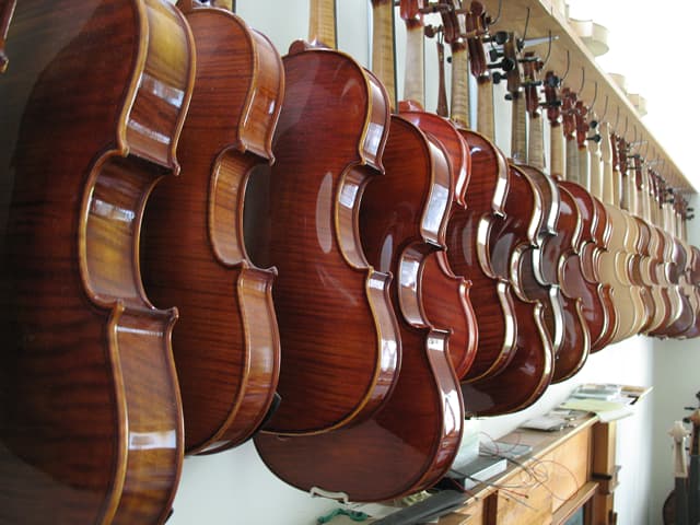 Picture of some of our violins